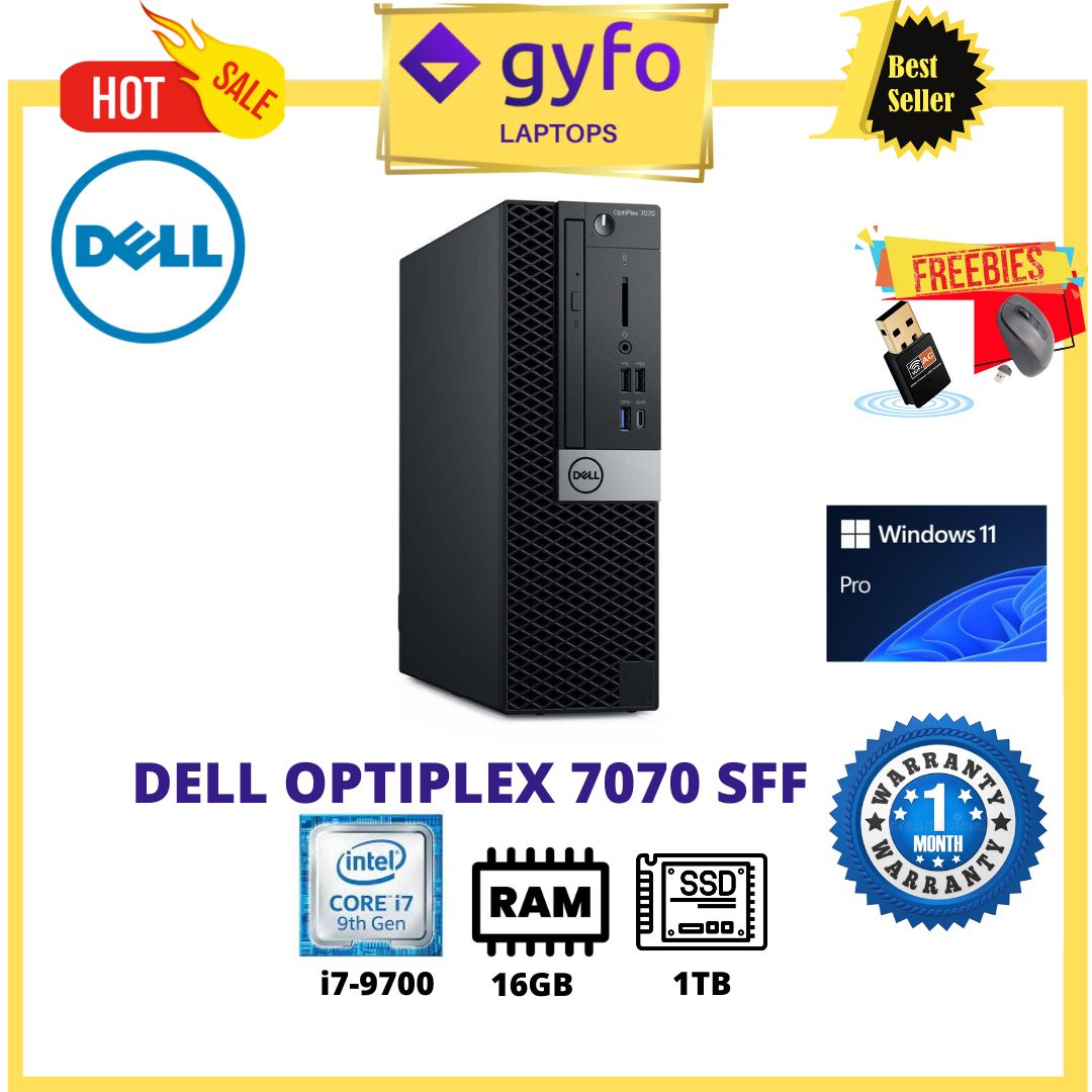 Dell Optiplex 7070 SFF Intel i79700 / 16GB RAM / 512GB SSD Lazada Singapore