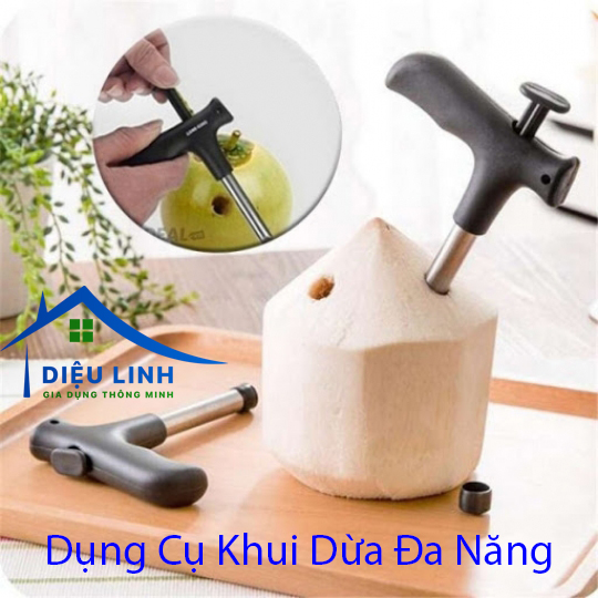 Dụng cụ khui dừa đa năng