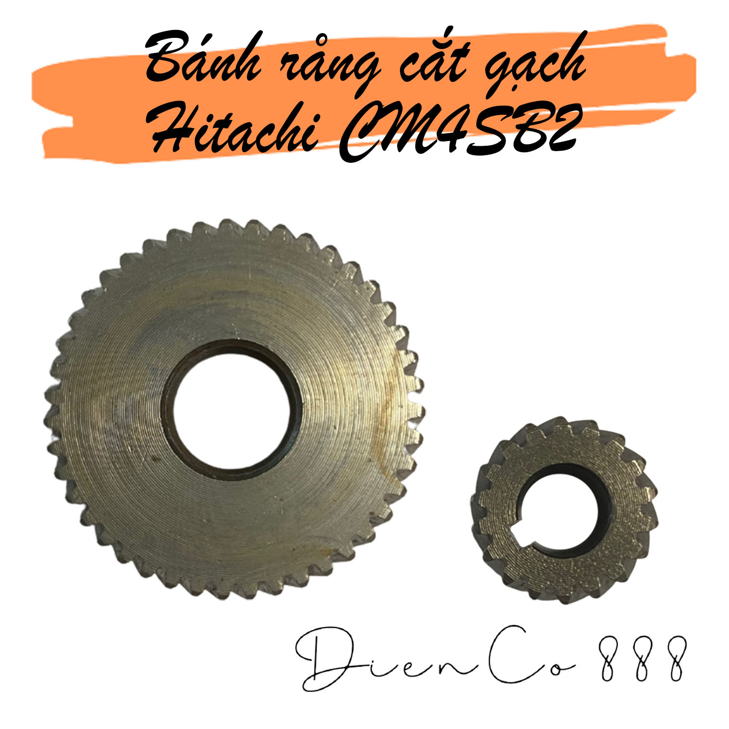 (Set of Gear) Bộ nhông bánh răng cắt gạch Hitachi CM4SB2 bằng thép