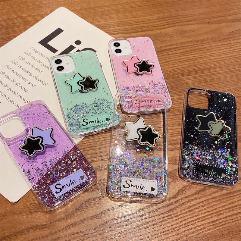 Phone Cases For Huawei Nova Y72 Back Case Shining Star Moon Soft Silicone Transparent Pentagram Mirror Fall Proof Girl For Huawei Nova Y72 Phone Casing. 