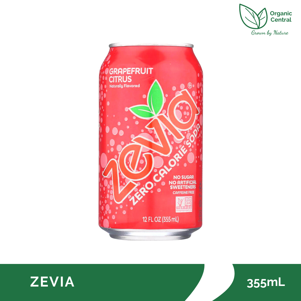 Zevia Grapefruit Citrus Soda 355mL Lazada PH