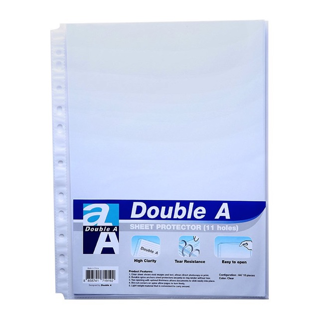 Bìa lỗ Double A - Xấp 10 cái