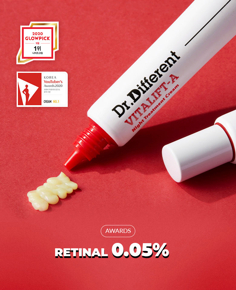 [Nhacuabeautyholic] [SALE DATE 2025] Kem dưỡng chống lão hóa DR.DIFFERENT RETINAL 0.1% 0.05%