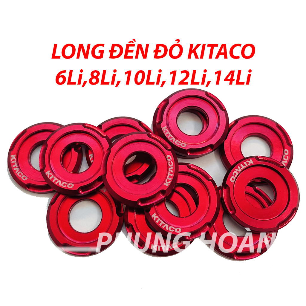 Long Đền Kitaco Mẫu Đỏ Trơn 6li,8li,10li,12li,14li-PHS