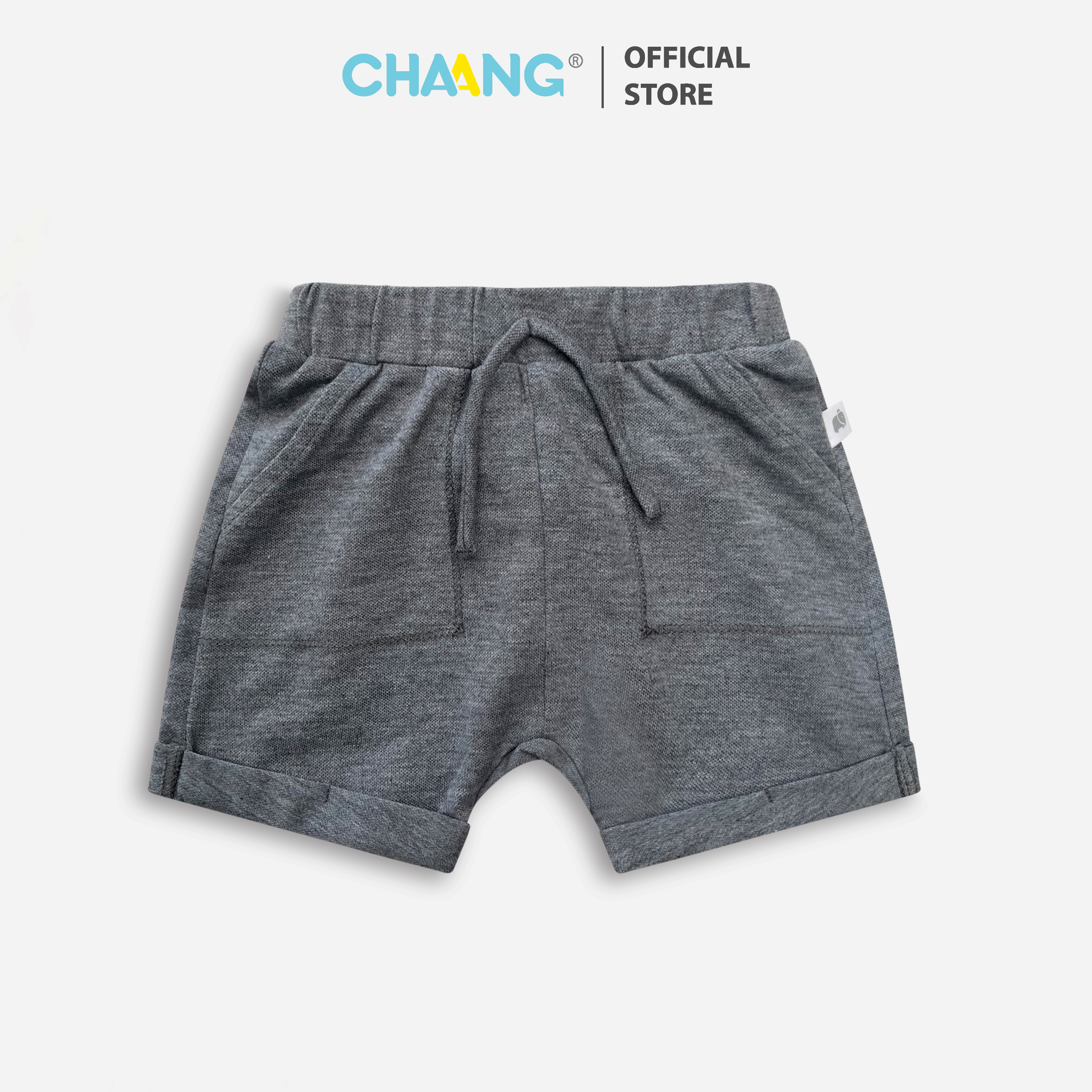 [CHAANG] Quần Short Cho Bé Active Ghi Chaang