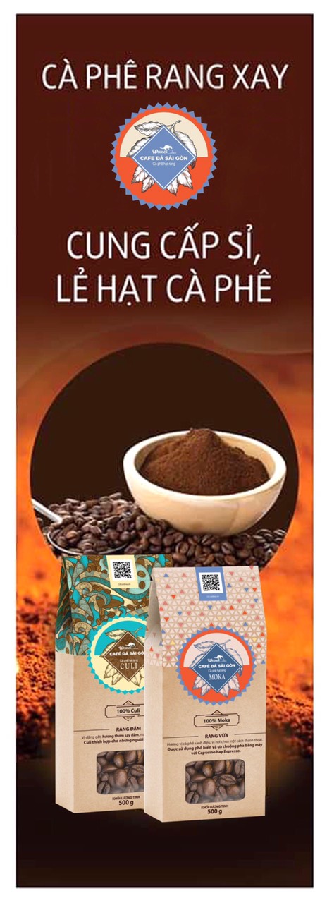 [HCM]CÀ PHÊ HẠT RANG CULI 500G