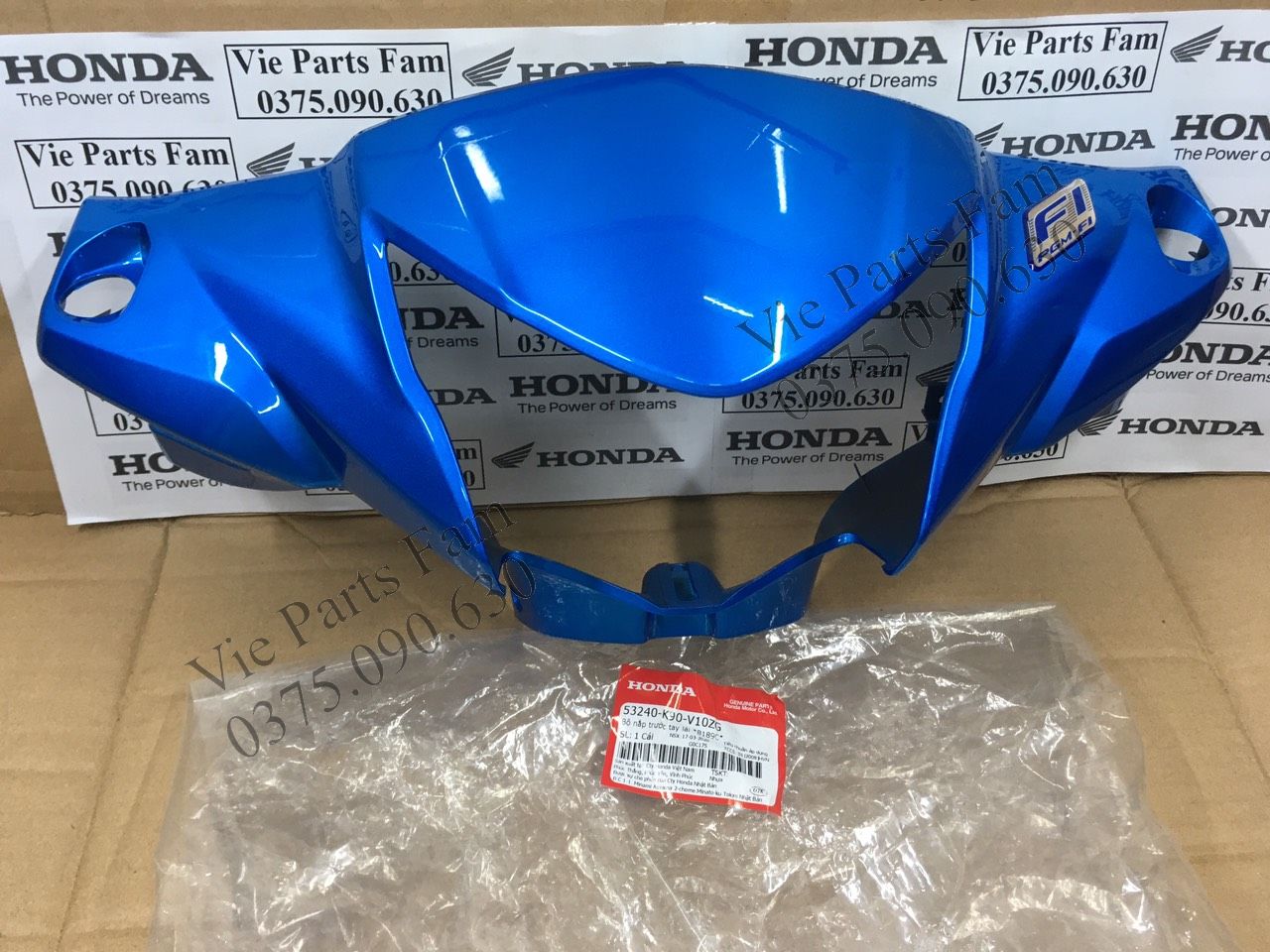 Nắp đầu trước wave rsx fi 2014 - 2023 phanh thắng đùm, hàng din honda mới 100%