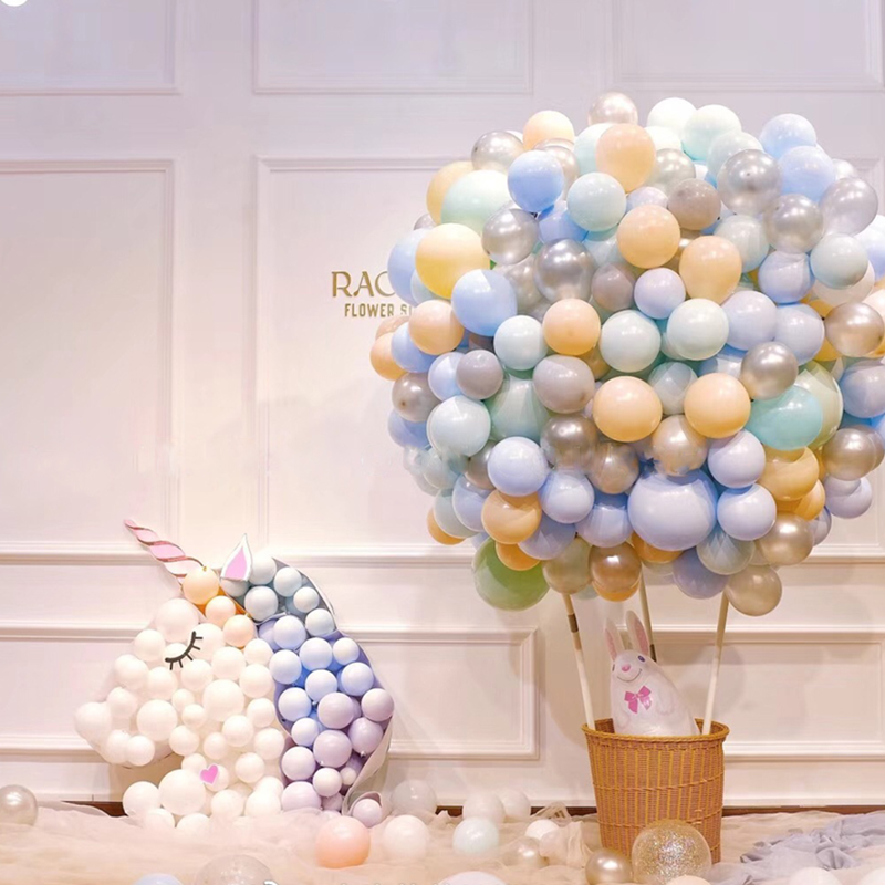 Set of 10 Pastel Balls - Macaron Balls (Size 25cm)