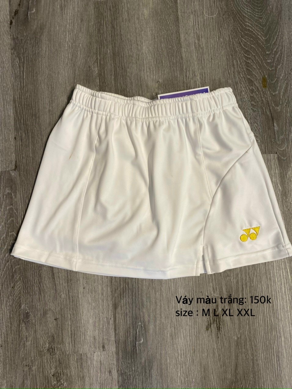 Váy yonex thun 2 lớp