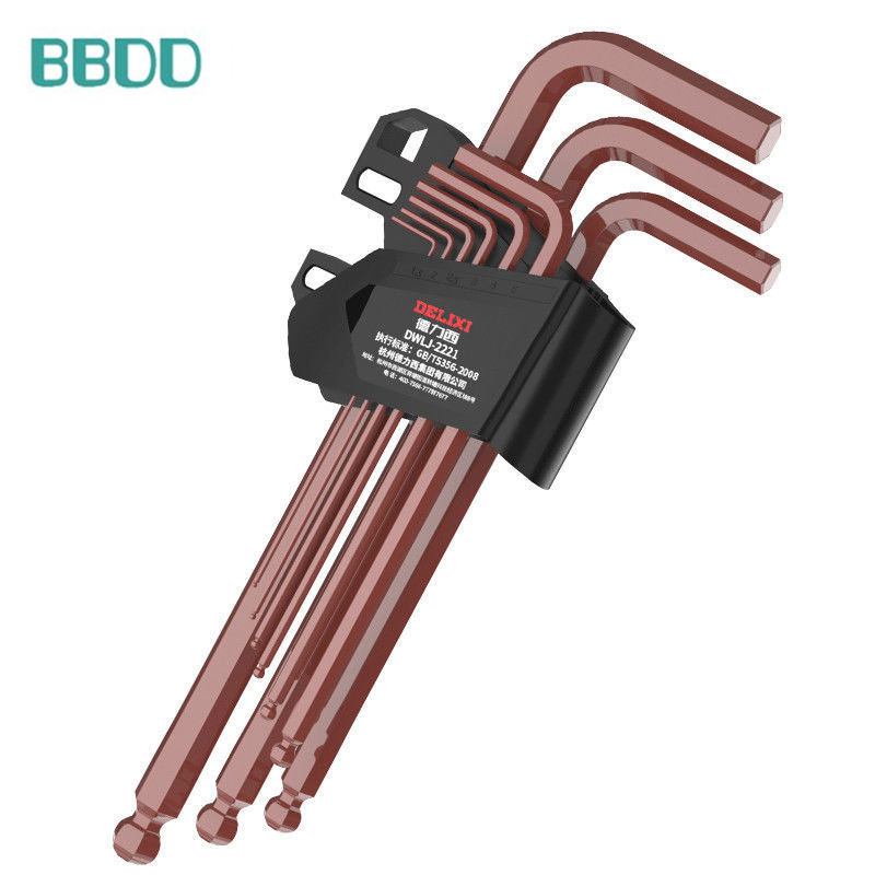 Bộ cờ lê lục giác nội bộ, kết hợp đơn, hoa mận công cụ tuốc nơ vít lục giác lục giác lục giác nội bộ