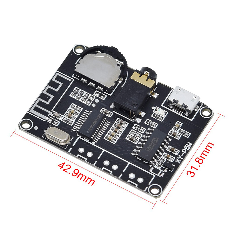 Bảng mạch khuếch đại Bluetooth âm thanh nổi 3W/5W pam8406 mô-đun bộ khuếch đại kỹ thuật số XY-P5W Loa Bluetooth tự làm