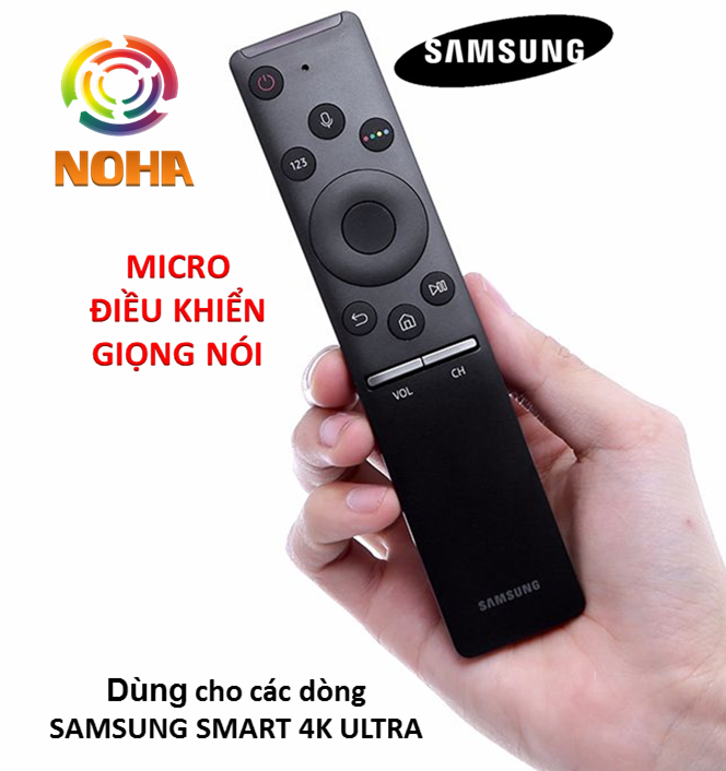 Remote điều khiển tivi samsung giọng nói dùng cho tivi samsung smart 4k ultra