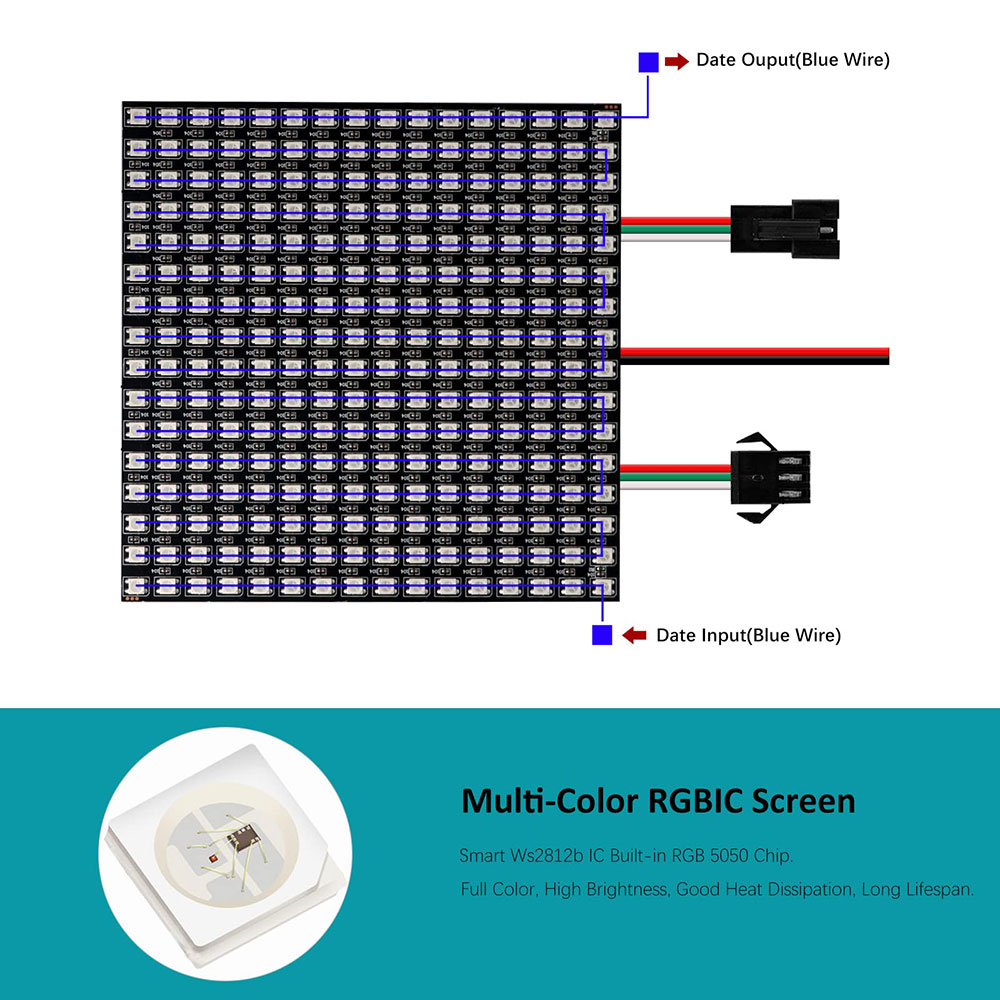 Ws2812b%20Led%20Panel%20Ws2812%20Rgb%20Individually%20Addressable%20Pixels%20Matrix%20With%20Usb%2028keys%20Bluetooth%20Mic%20Music%20Module%20Kit%20Dc5v%20-%20Image%202