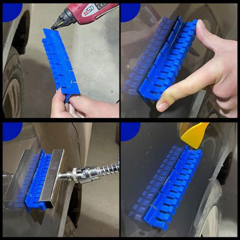 6pcs/set Car Dent Repair Tool Set Car Body Paintless Suction Cup Pull Row Kit Universal Dent Puller Remover Auto Accessories