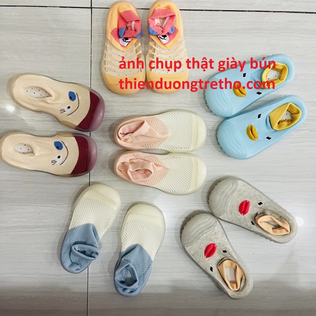 Giày Bún Tập Đi Cho Bé Từ 6 Tháng Đến 3 Tuổi