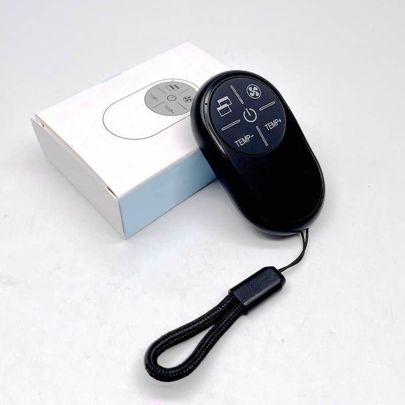 Air Conditioner Remote Control, Battery Powered Mini Universal Air Conditioner Remote Control with Lanyard