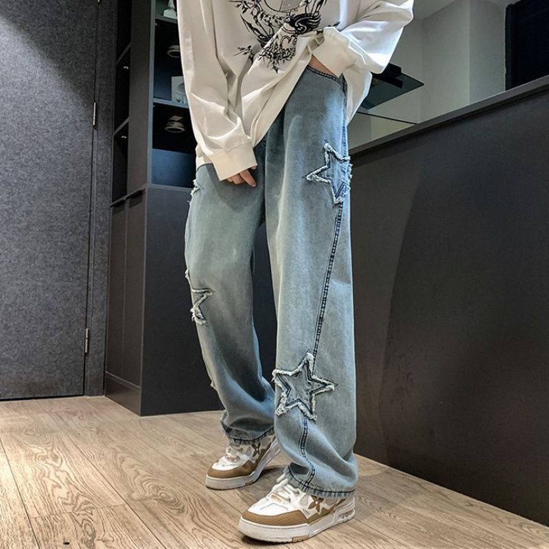 New%20Men's%20Star%20Embroidered%20Fashion%20Loose%20Jeans%20Y2K%20High%20Street%20Hip%20Hop%20Stretch%20Soft%20Straight%20Wide%20Leg%20Denim%20Trousers%20Male%20-%20Image%202
