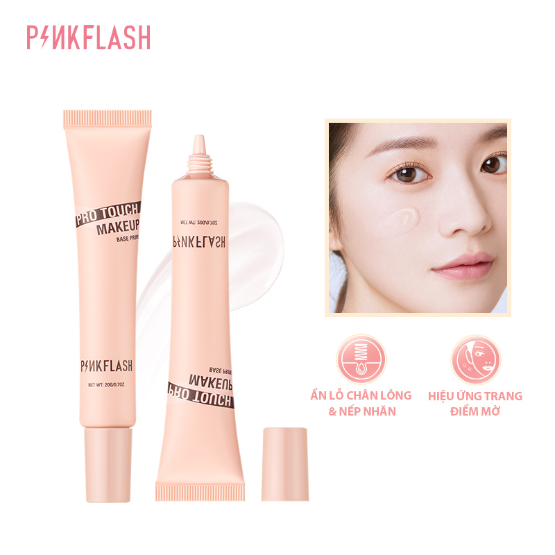 PINKFLASH PRO TOUCH pore minimizer Primer Poreless Smooth Fine Line Soft-focus Blurring Mattifying Matte Effect