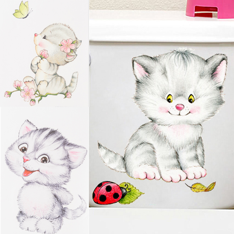 Miếng dán tường hình mèo: Bạn đang tìm kiếm một giải pháp để trang trí ngôi nhà của mình mà không cần phải sơn hoặc đặt trang trí tường phức tạp? Miếng dán tường hình mèo đã trở thành một xu hướng mới trong năm