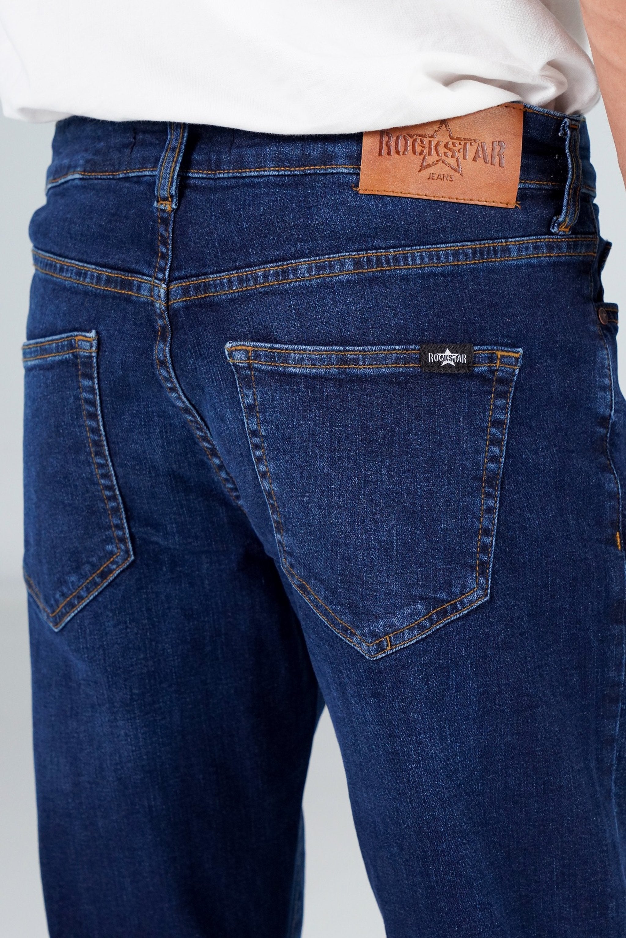 Rockstar Jeans - Legacy Regular Fit Dark Blue For Men