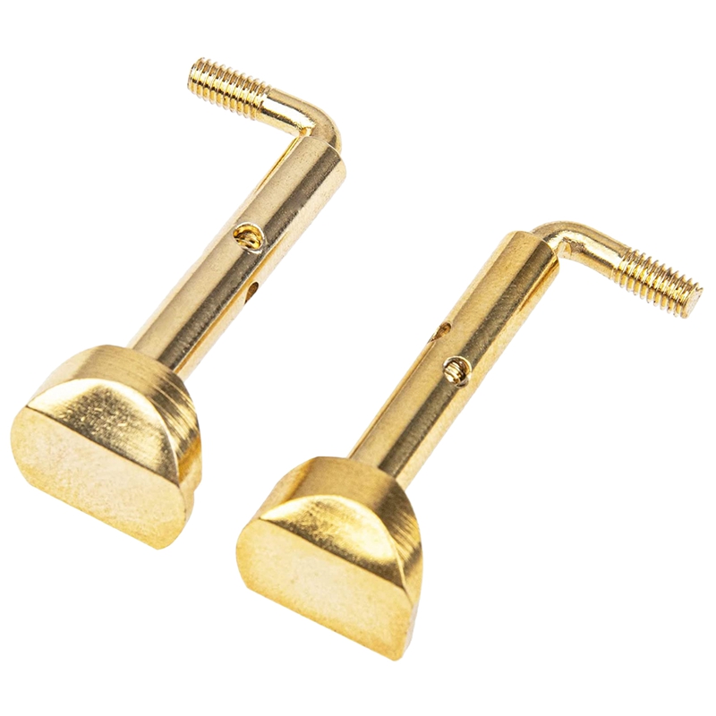 2Pcs Alloy Violin Chinrest Screws Violin Chin Rest Clamps Accessories for 4/4 3/4 Violin