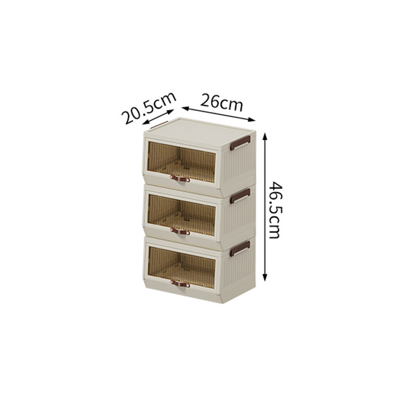 Snack storage box, household wardrobe, clothes, quilt organizer, plastic transparent folding storage box, storage box