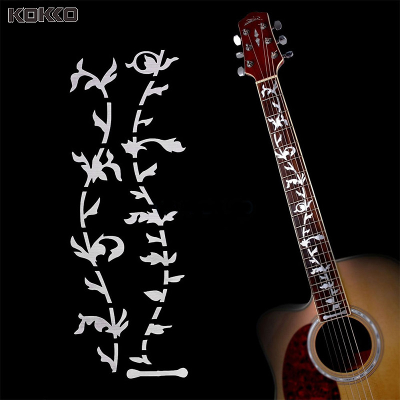Electric Acoustic Guitar Stickers Inlay Decal Ultra Thin Fretboard Sticker for Guitar Accessories