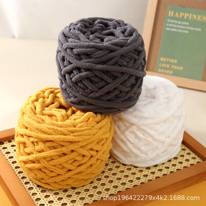 100g%20(45%20Yards)%206mm%20Width%20100%25%20polyester%20Thick%20Chenille%20Ice%20Yarn%20For%20Hand%20Knitting%20Blanket%20Slipper%20Hat%20Scarves%20Etc.%20CBTX%20-%20Image%206