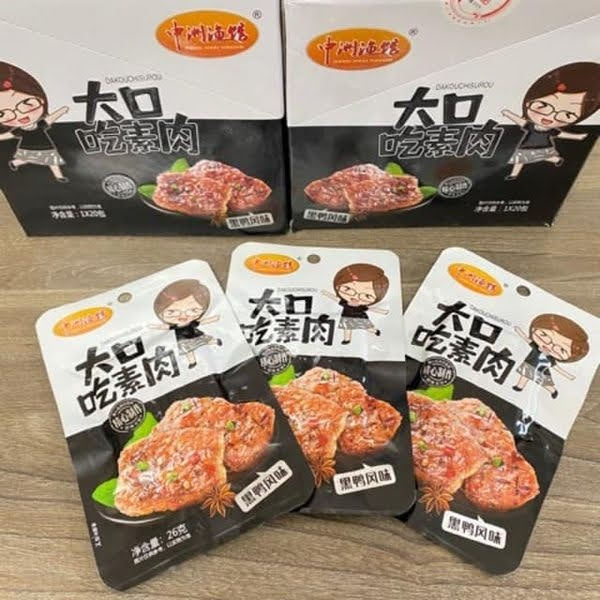 [sale] combo 5 gói THỊT BÒ NƯỚNG BBQ CHAY cay cay
