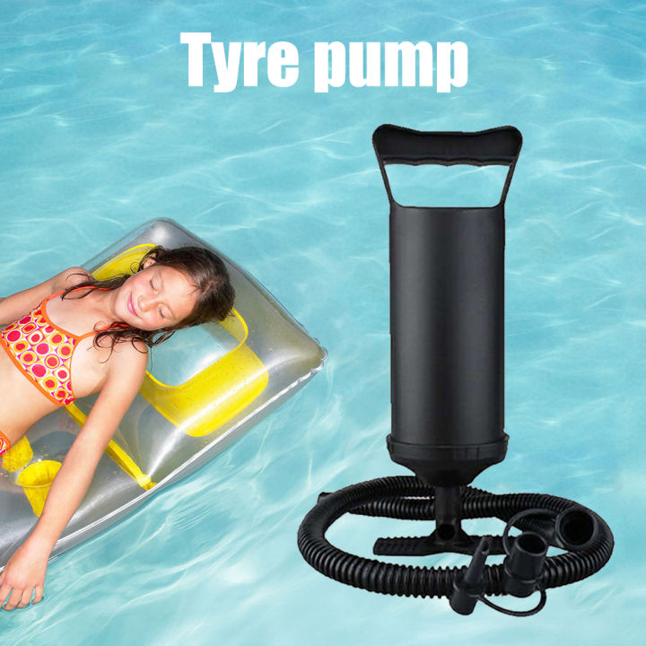 Multipurpose Air Hand Pump for Swimming Pools, Boats, Tubes, Tent, Balloons, etc. - Random Multicolor - Art # JS - AP-Bl90100 & SP90650-0003. 