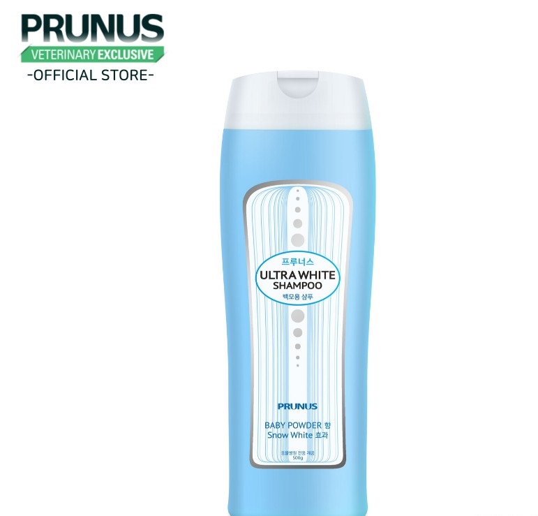 [Hoàn Tiền 10%] Sữa tắm cho chó lông trắng Prunus Ultra White Shampoo