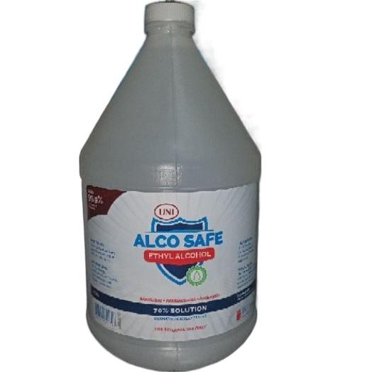 ALCO SAFE ETHYL ALCOHOL 70 SOLUTION 1 GALLON Lazada PH