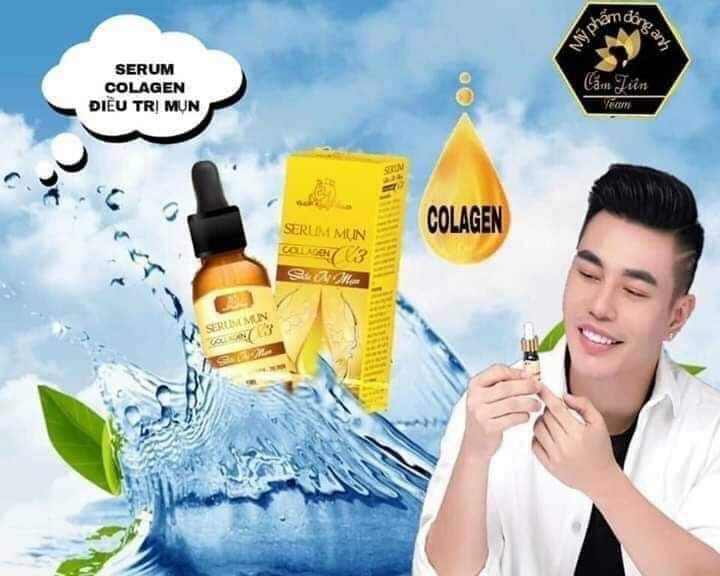 SERUM MỤN COLLAGEN X3 CHÍNH HÃNG