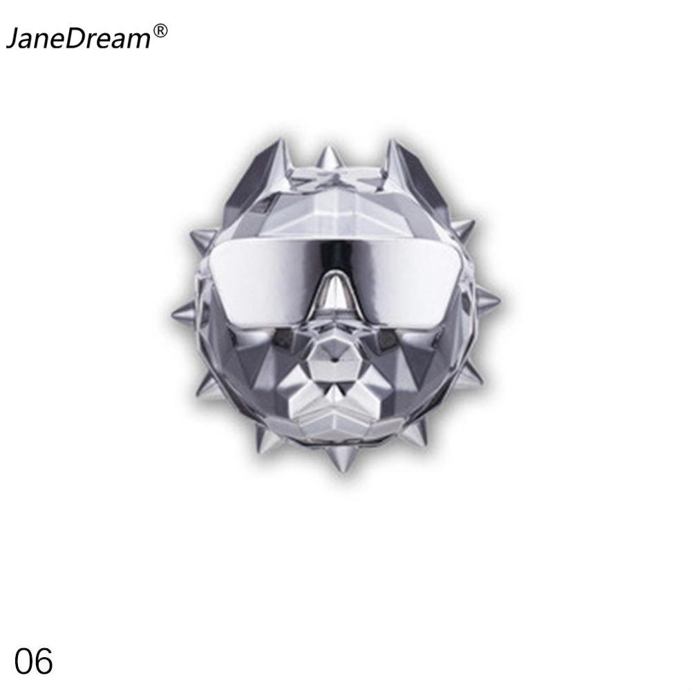 JaneDream 1PC ABS Fragrance Air Freshener Car Perfume Diffuser Vehicle Fragrance Bulldog