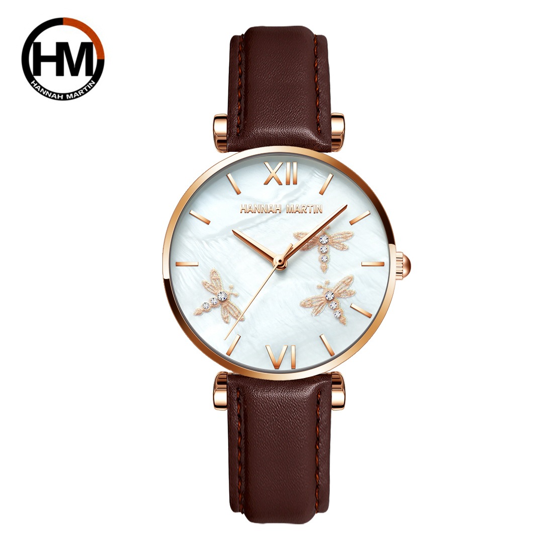 Hannah%20Martin%20Dragonfly%20Design%20Women's%20Watch%20Waterproof%20Japanese%20Movement%2036mm%20Dial%20Fashion%20Design%20Women's%20Watch%20-%20Image%203
