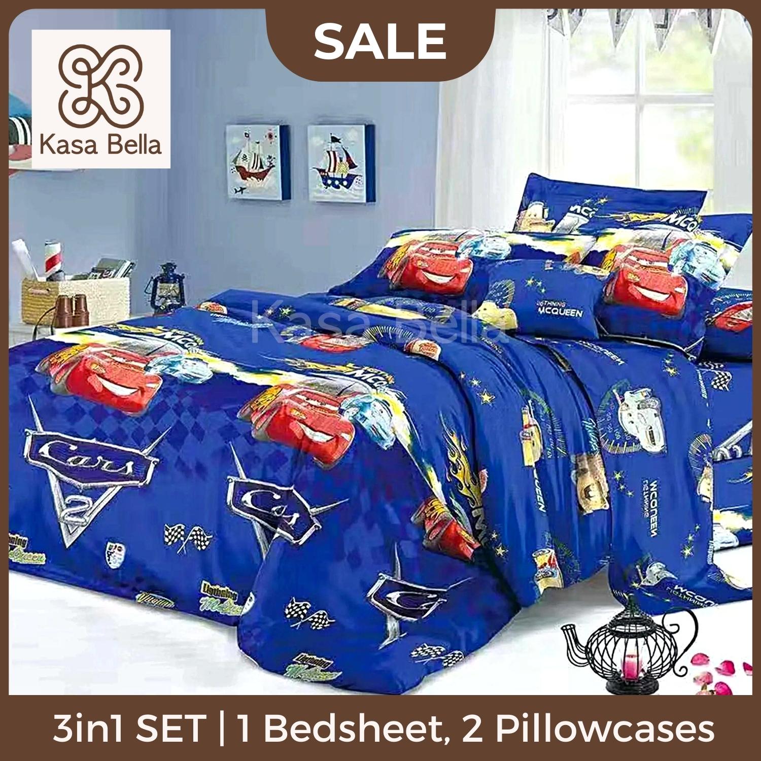Kasa Bella Printed Kids Character Design 3in1 Complete Bedding Set (1
