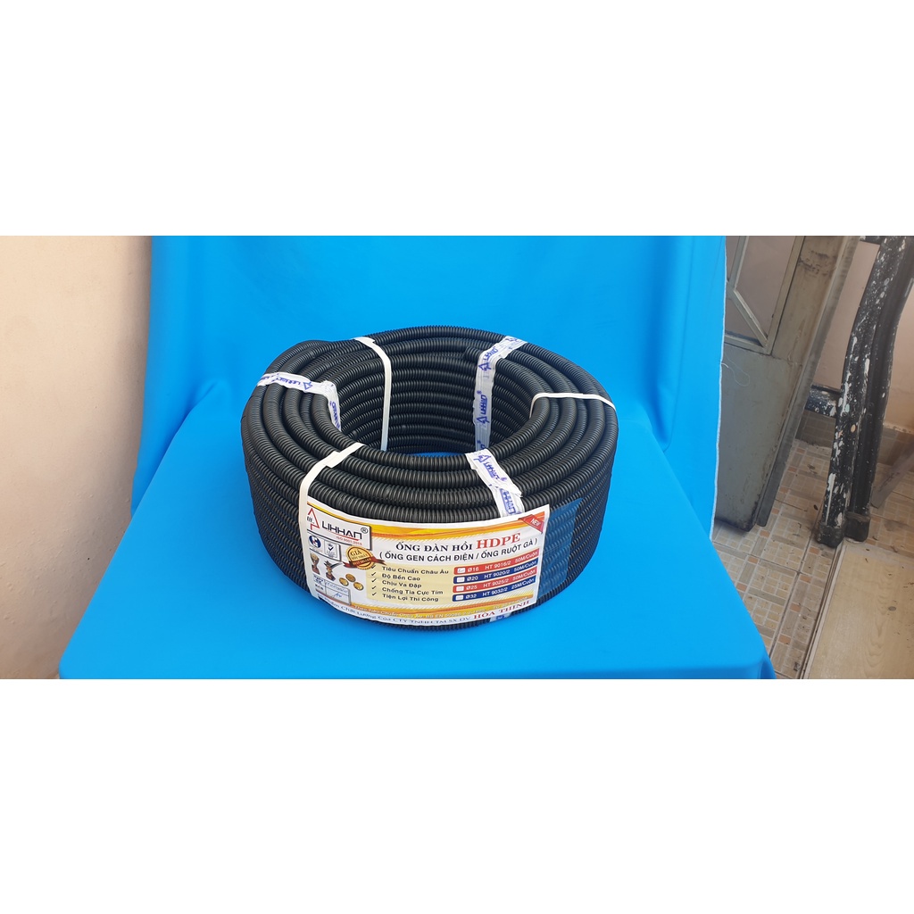 Ống Gen / Ruột gà màu đen phi 16,20,25,32