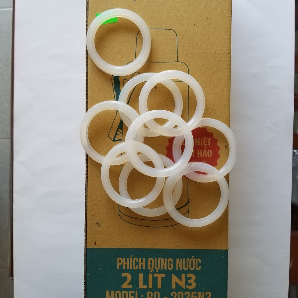 Gioăng/ nút đậy/ phích bằng nhựa/ gỗ bọc vải giữ nhiệt cho phích rạng động 2lit/ 3lit