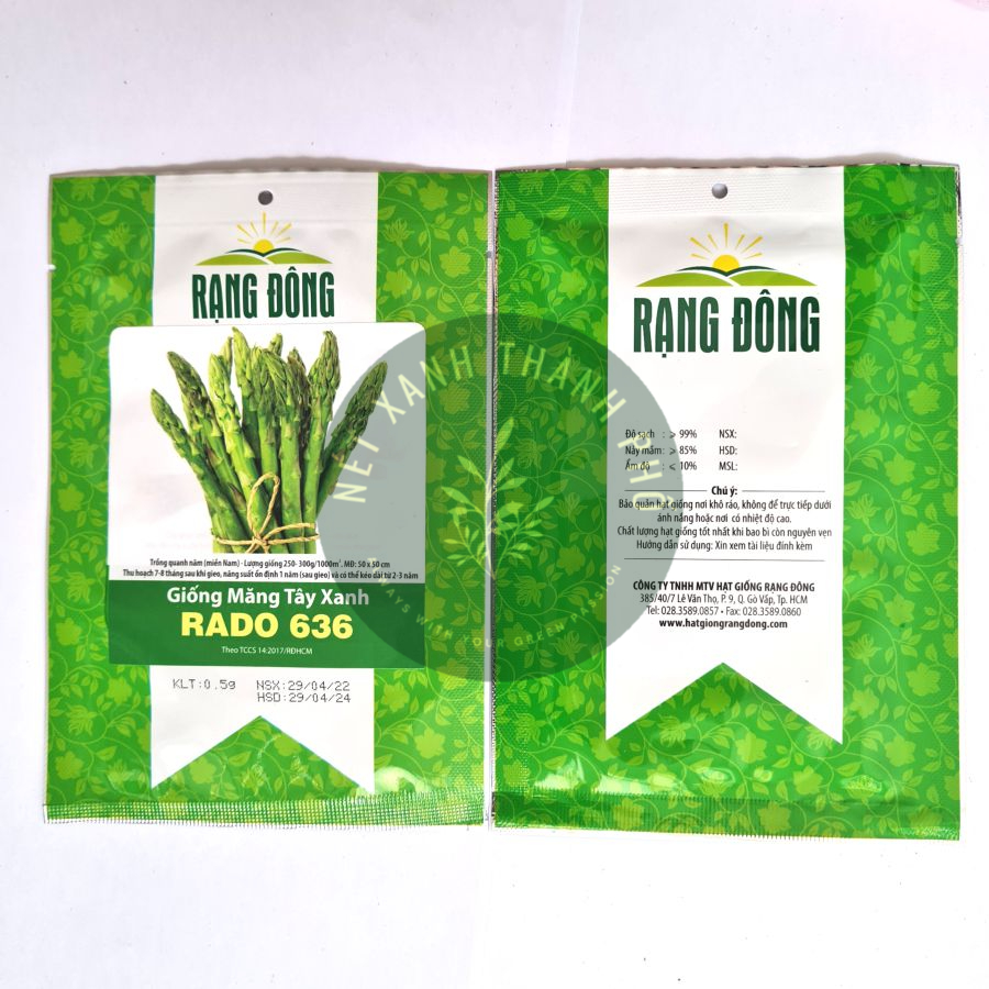 [GIAO HÀNG 2 GIỜ] Hạt giống Măng Tây dễ trồng 0,2g