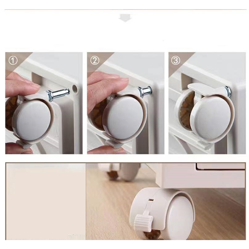 Con lăn phong cách 360 độ dễ dàng lắp đặt và độ bền cao