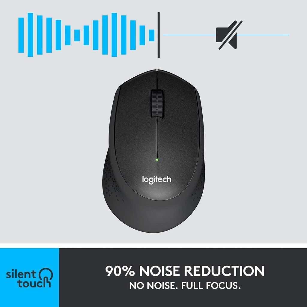 Chuột Không Dây Logitech M330 Silent Plus- Hàng Chính Hãng