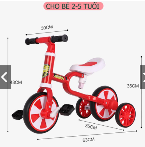 Xe chòi chân đa năng mẫu mới SY-6288 ( 3 chức năng thăng bằng, chòi chân, xe đạp 3 bánh)