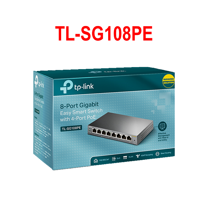 TP-Link TL-SG105PE/TL-SG108PE 5 Port Gigabit PoE Switch / 8 Port ...