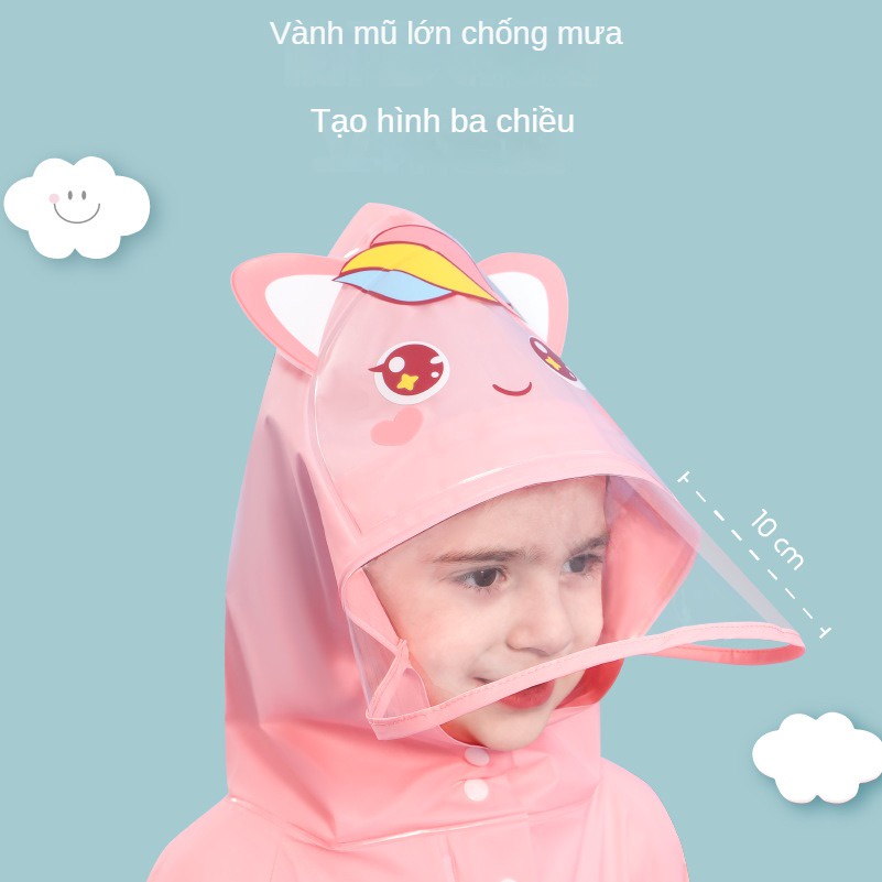 Áo Mưa Trẻ Em Chất Liệu Eva Dễ Thương