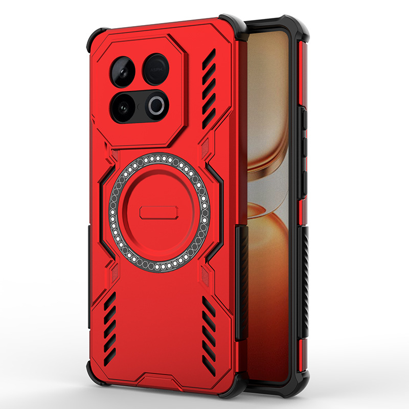 Vivo IQOO Z10 Turbo Magnetic Phone Case, Strong Magnetic Heat Dissipation Phone Case Cover for Vivo IQOO Z10 Turbo.