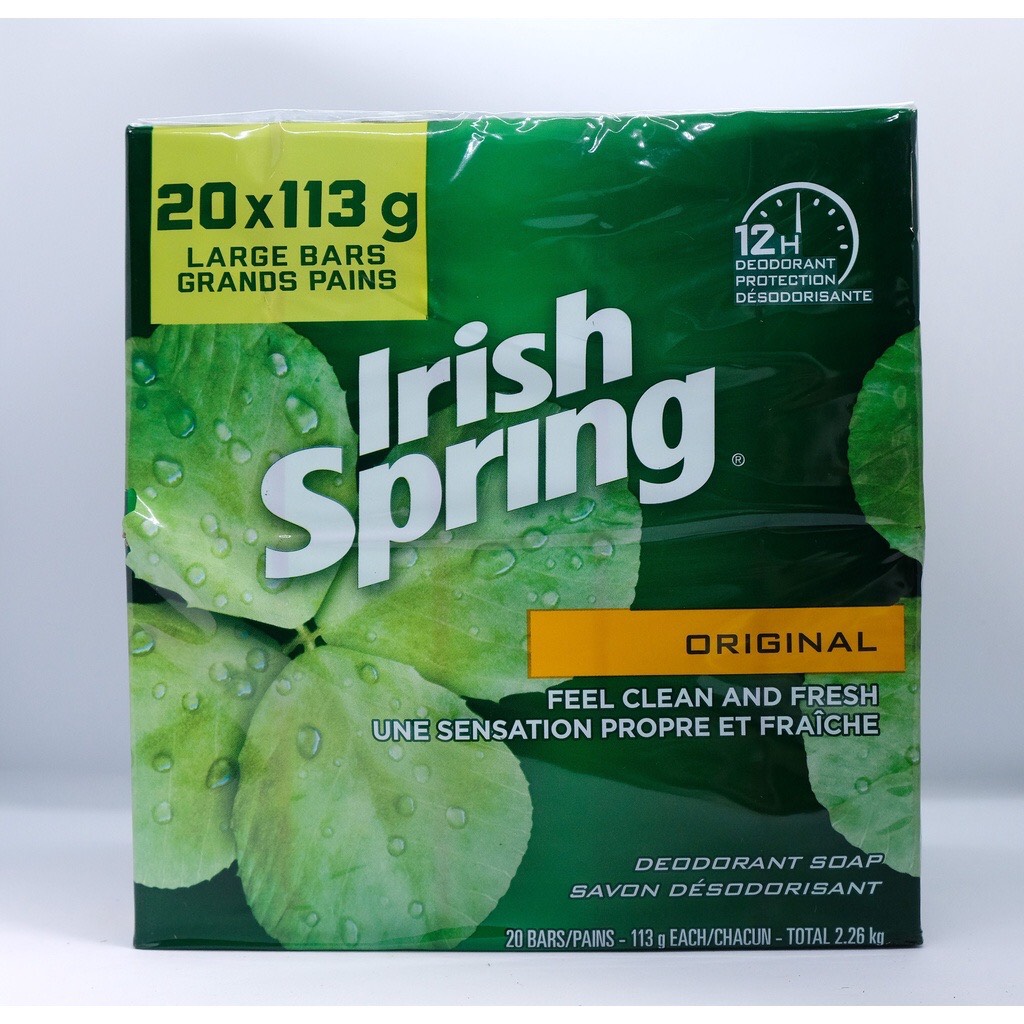 Combo 20 xà phòng cục Irish Spring Original (113g)
