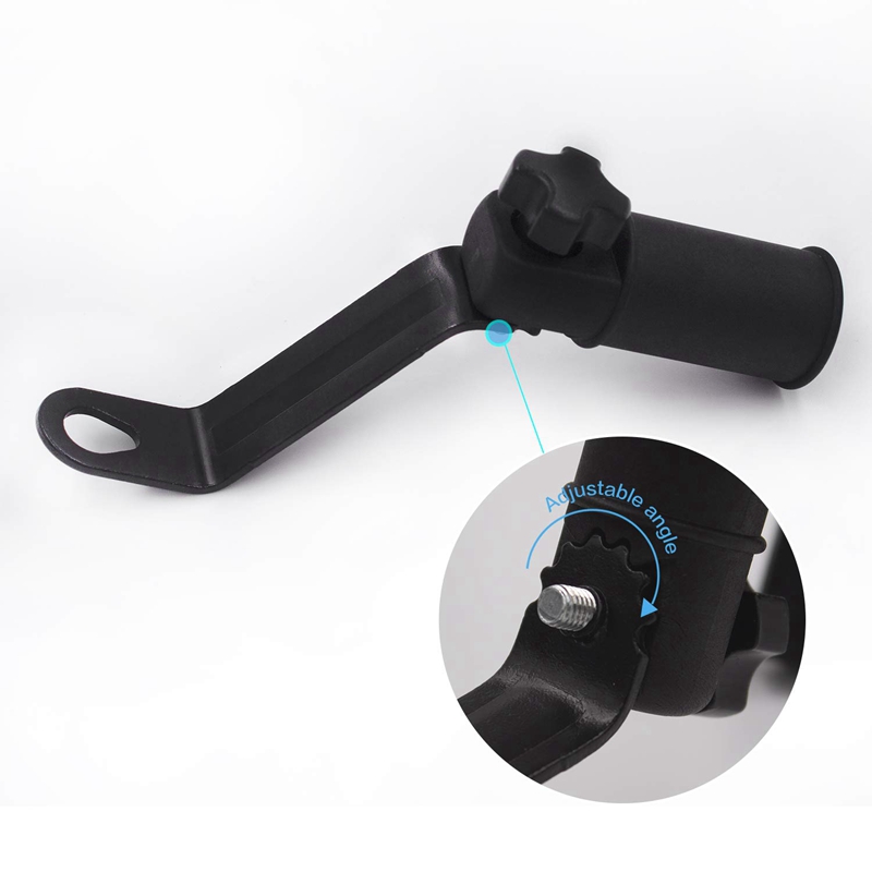 2Pcs 10Mm Bolt Motorcycle Mirror Extender Mount Cell Phone Conversion Extension Mount Bracket Adapter For 22Mm 8/7 Inch Handlebar Phone Holder