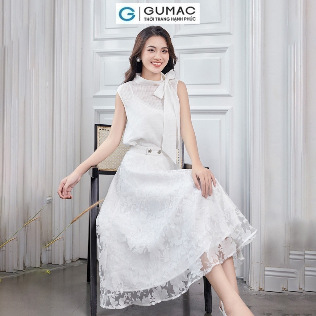 [SALE MẠNH |Voucher 8-12%] Chân váy A xòe thời trang GUMAC VD12034