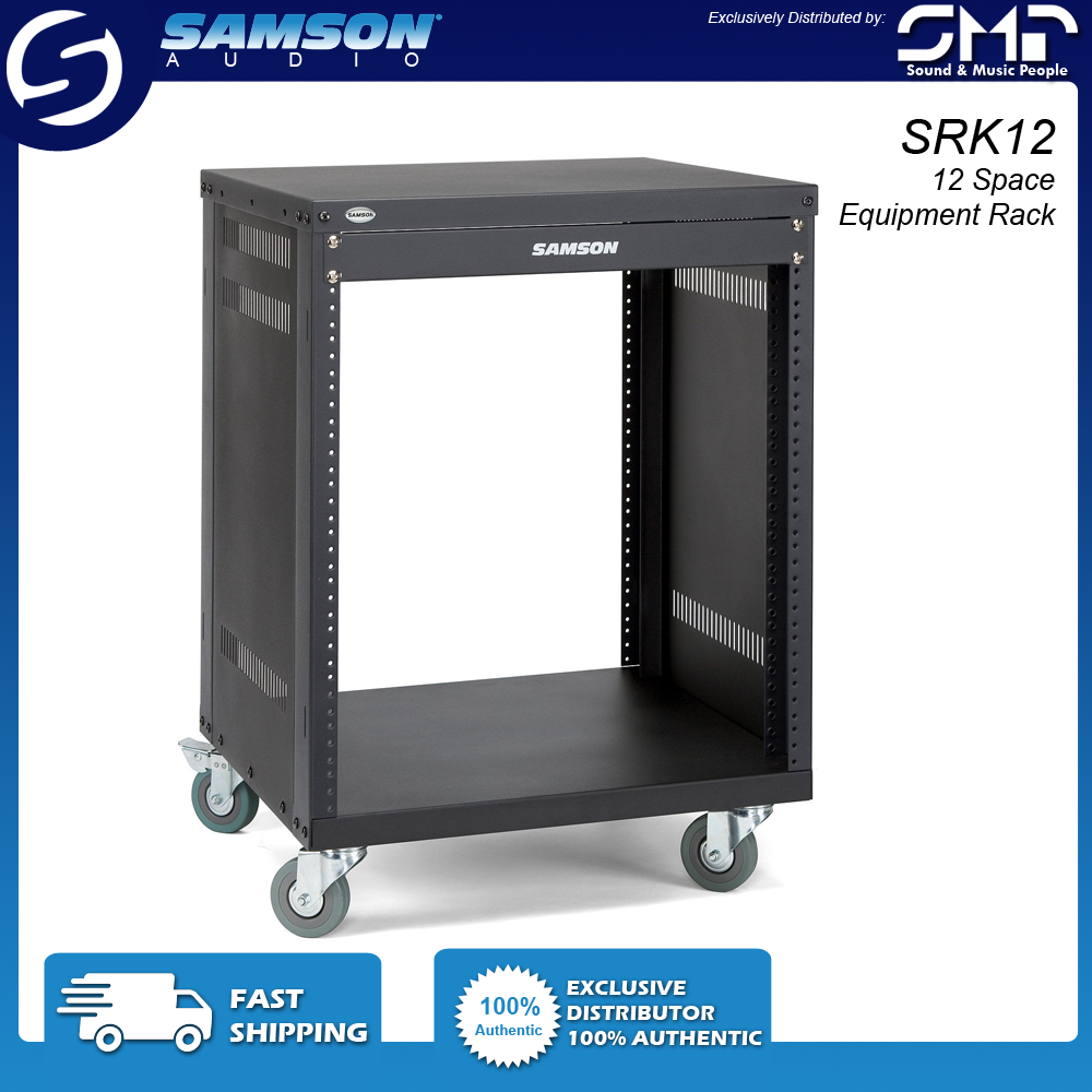 Samson SRK12 [ Universal 12Space Equipment Rack Stand / Heavy Duty