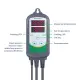 Smart Thermostat Dual Relay Temperature Controller ITC-308-WIFI Supports IOS & Android for Greenhouse,Terrarium,Carboy. 